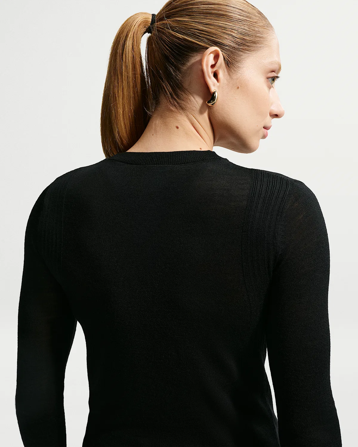 Женская длинная футболка Nike Sportswear Airreverent, Black — фото 2