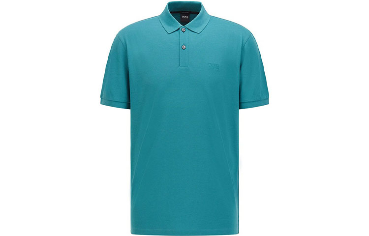 

HUGO BOSS Поло мужское бирюзовое, Зеленый, HUGO BOSS Поло мужское бирюзовое