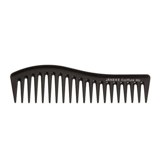 

Расческа для всех типов волос, черный Janeke Wavy Comb