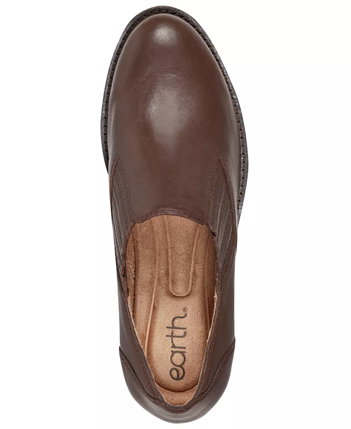 Женские балетки Jalin Almond Toe Slip-On Shooties Earth, коричневый — фото 4