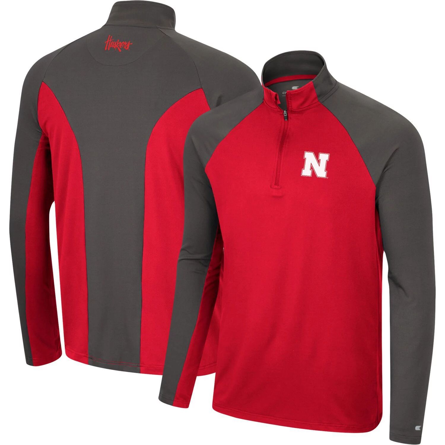 

Мужская ветровка с молнией четверти реглан алого/темно-серого цвета Nebraska Huskers Two Yutes с молнией четверть Colosseum, Серый, Мужская ветровка с молнией четверти реглан алого/темно-серого цвета Nebraska Huskers Two Yutes с молнией четверть Colosseum