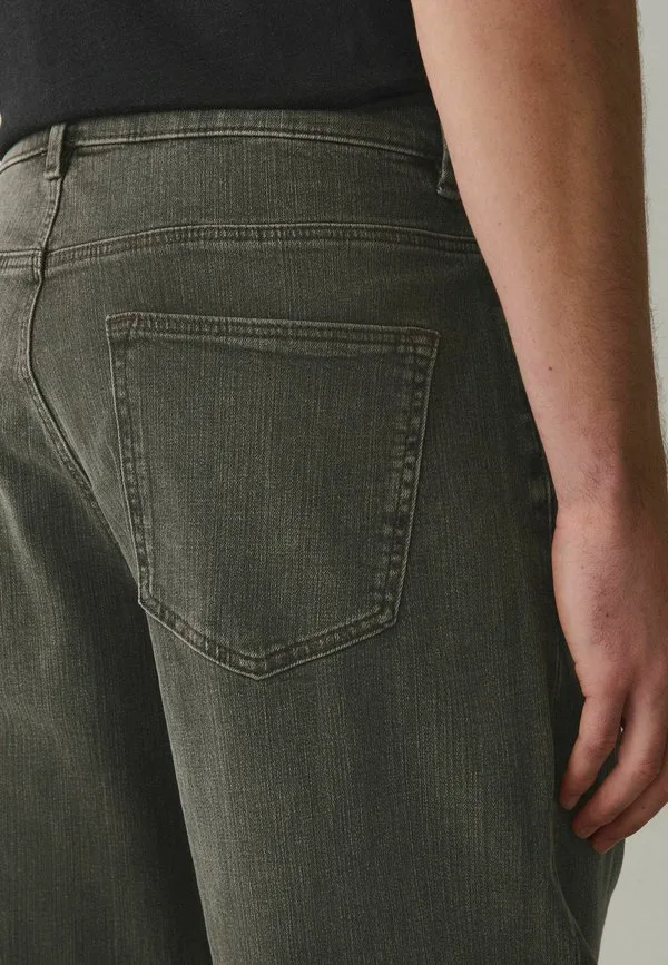 Классические эластичные джинсы свободного кроя Next, Grey Crosshatch — фото 3