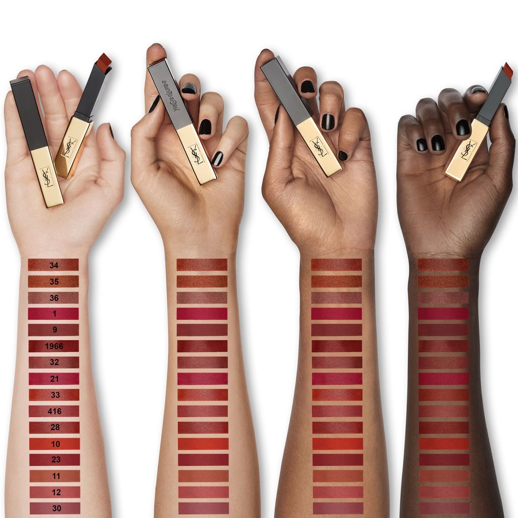 Помада для губ rouge pur couture the slim Yves Saint Laurent, 9 - red enigma 09, вес 3 гр. — фото 3