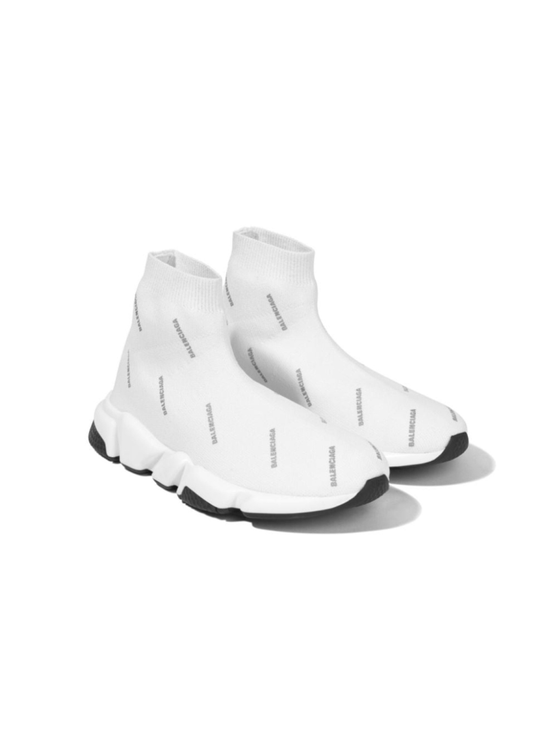 

Трикотажные слипоны Speed Balenciaga Kids, белый