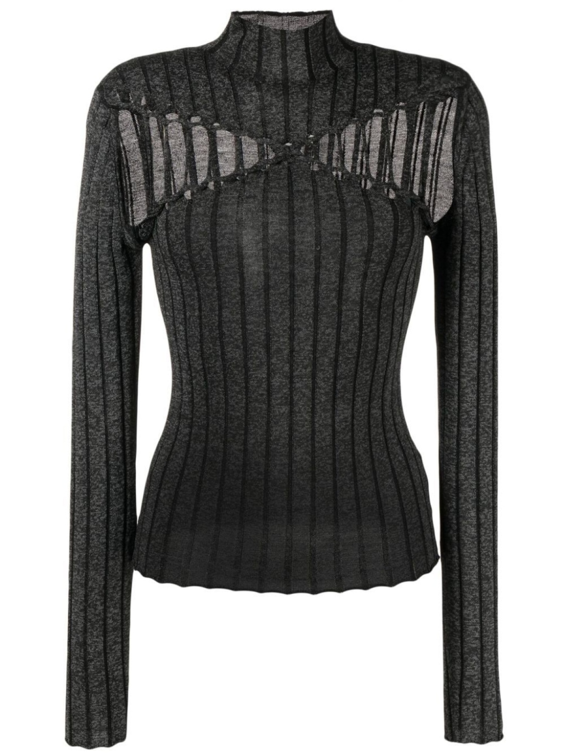 

Dion Lee джемпер с плетеной отделкой, черный
