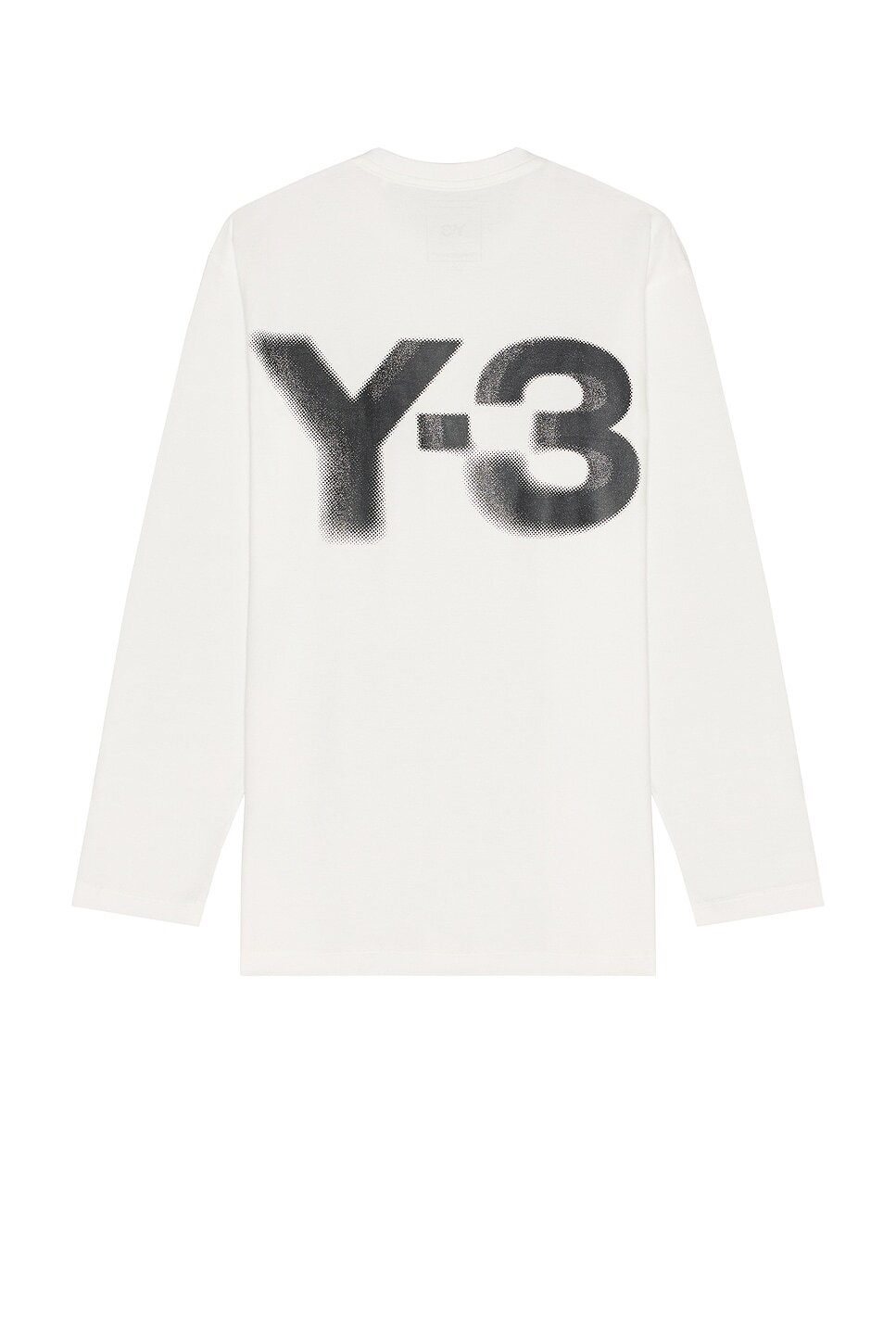 

Футболка с длинными рукавами и логотипом Y-3 Yohji Yamamoto, цвет Core White