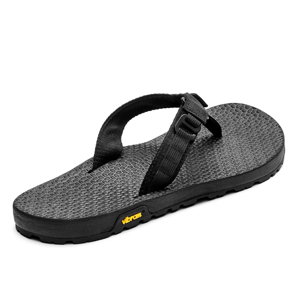 Мужские чёрные вьетнамки Synthetic Sport от Bedrock Sandals — фото 2