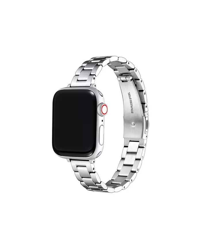 

Ремешок Sloan Skinny из нержавеющей стали для Apple Watch, подходит для всех моделей Apple Watch Posh Tech