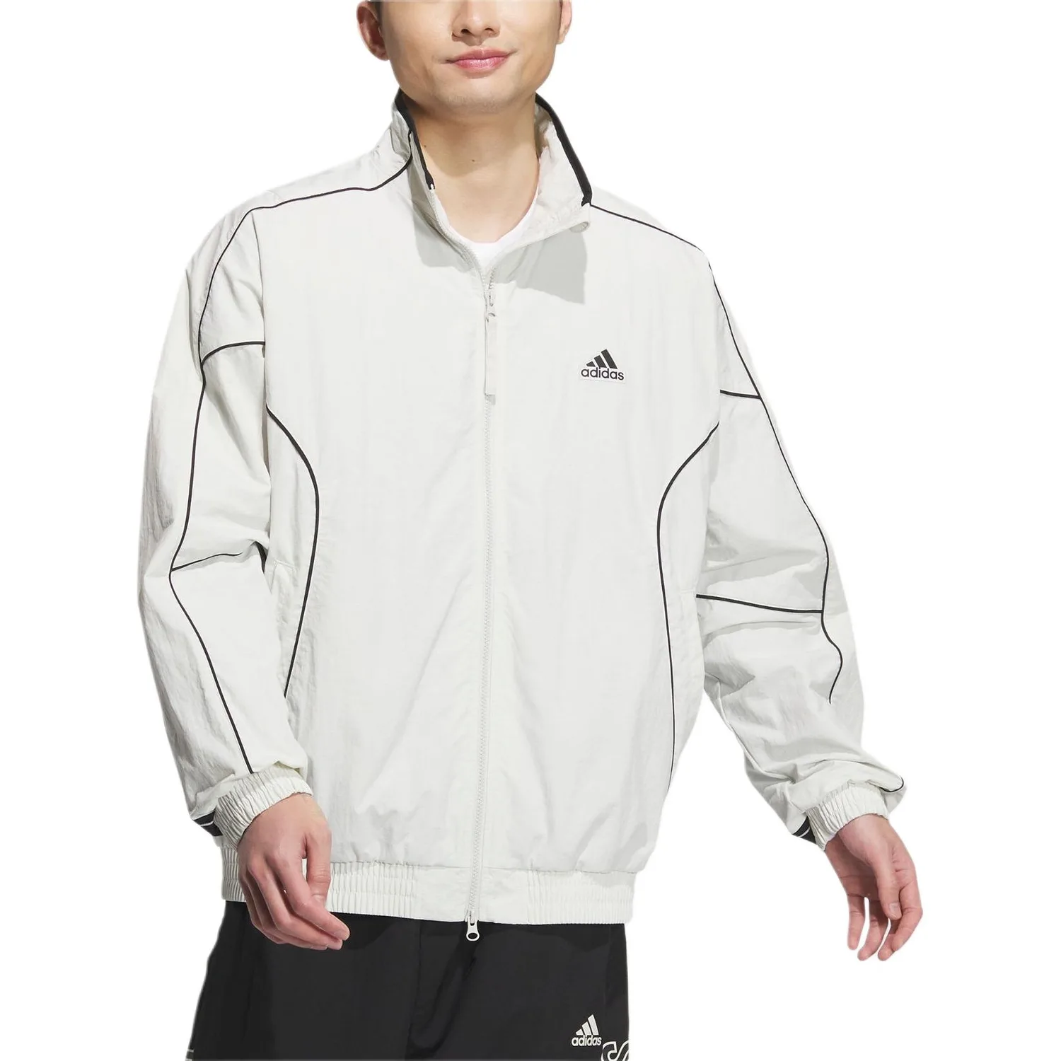 Adidas Куртка-Куртка с морщинистой подкладкой unisex track gray — фото 3