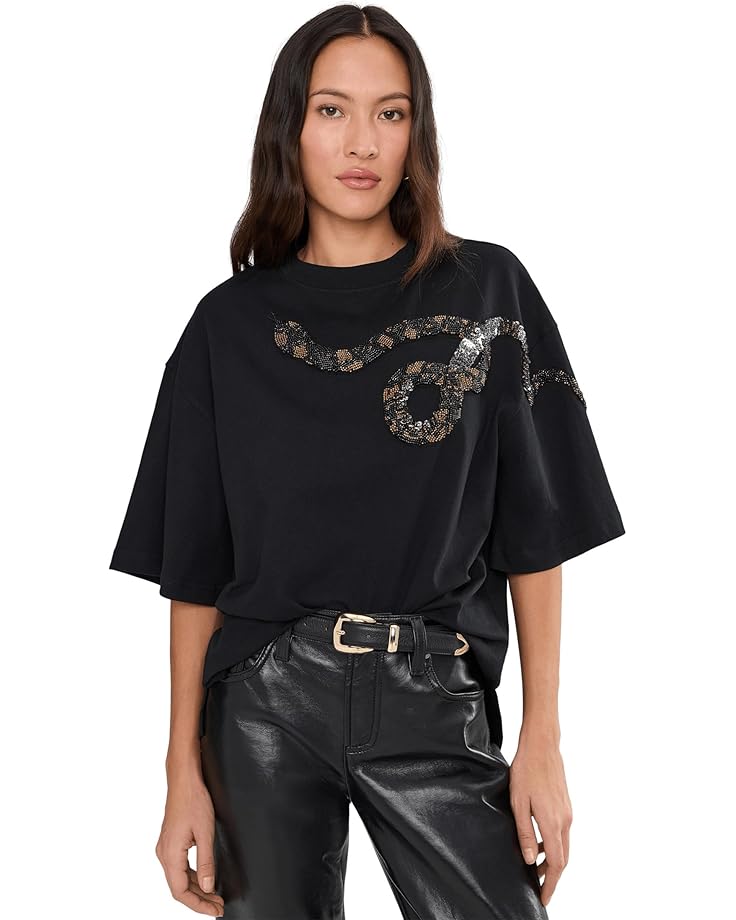 

Женская футболка AllSaints Ouros Amelie, Black, Черный, Женская футболка AllSaints Ouros Amelie, Black
