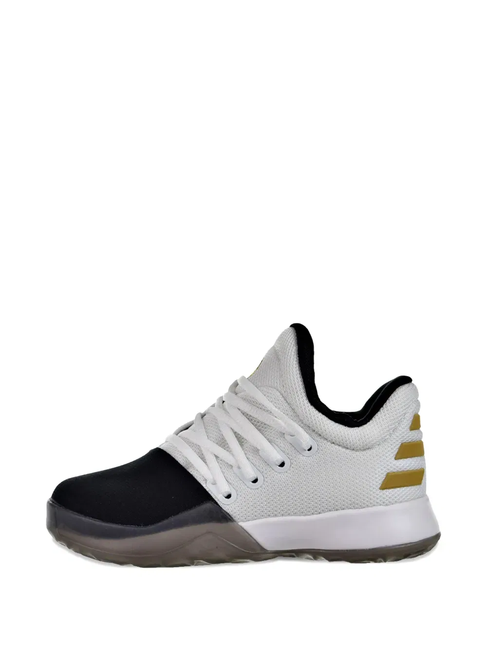 Кроссовки Harden vol.1 на шнуровке Adidas Kids, белый