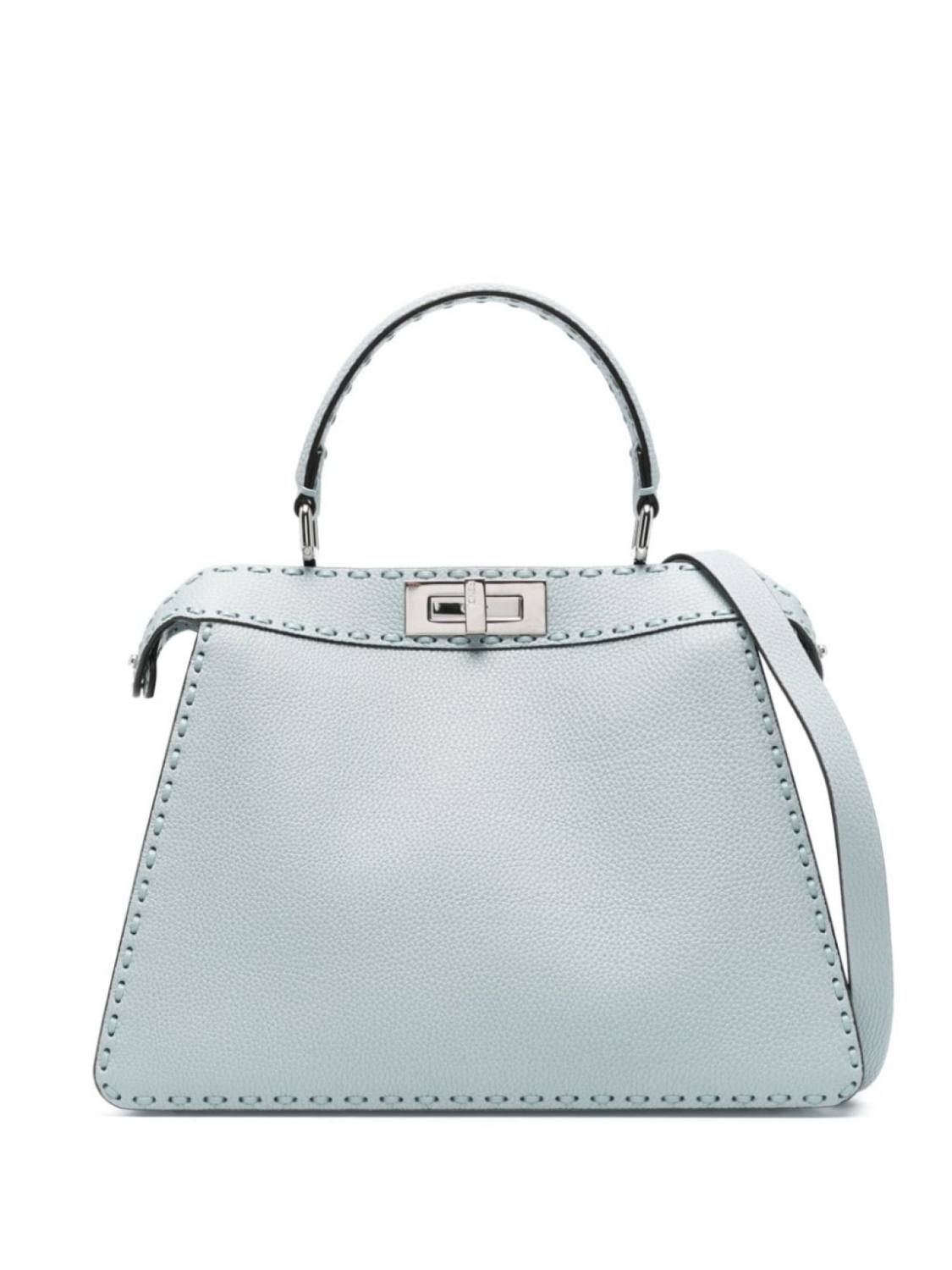 

Сумка-тоут FENDI Peekaboo ISeeU среднего размера, синий