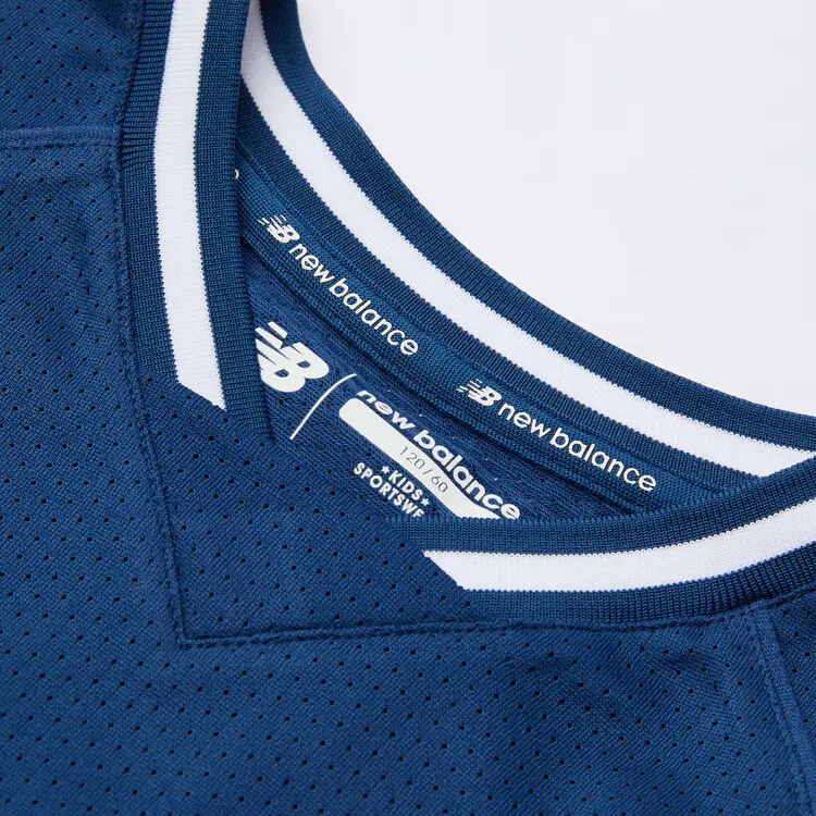 New Balance Повседневный спортивный комплект nbsc 2 предмета navy blue для детей 3-7 лет — фото 3