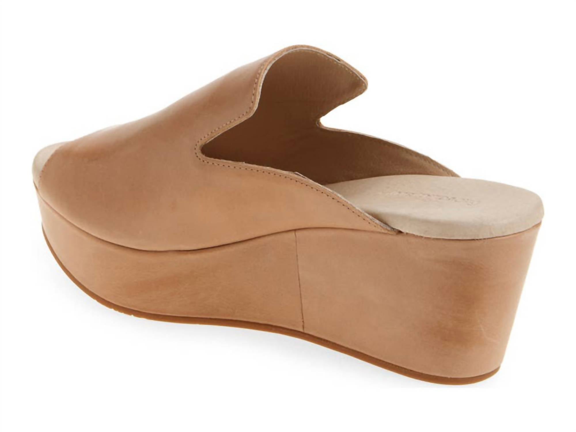 Женские мюли на платформе из песочной кожи CHOCOLAT BLU, Sand Leather — фото 2