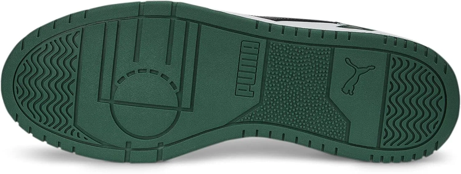 Кроссовки RBD Game Low Track Shoe PUMA, White Black Vine Gold Green — фото 4