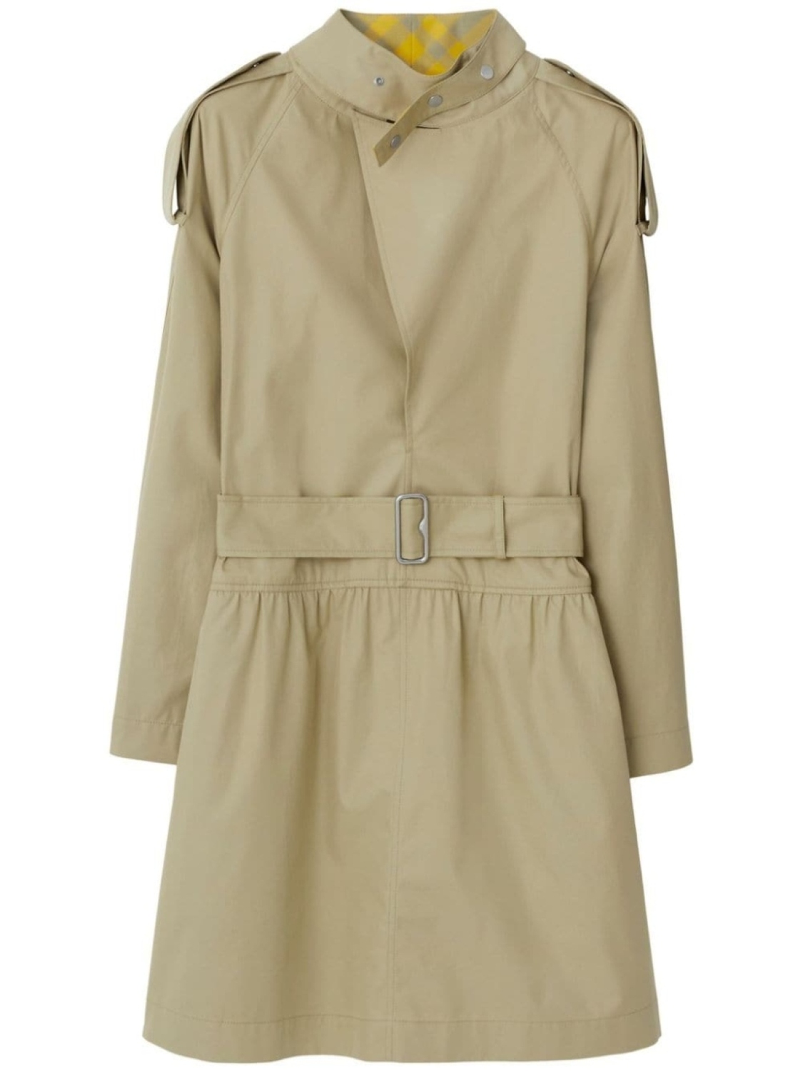 

Burberry платье-тренч Gabardine, нейтральный цвет