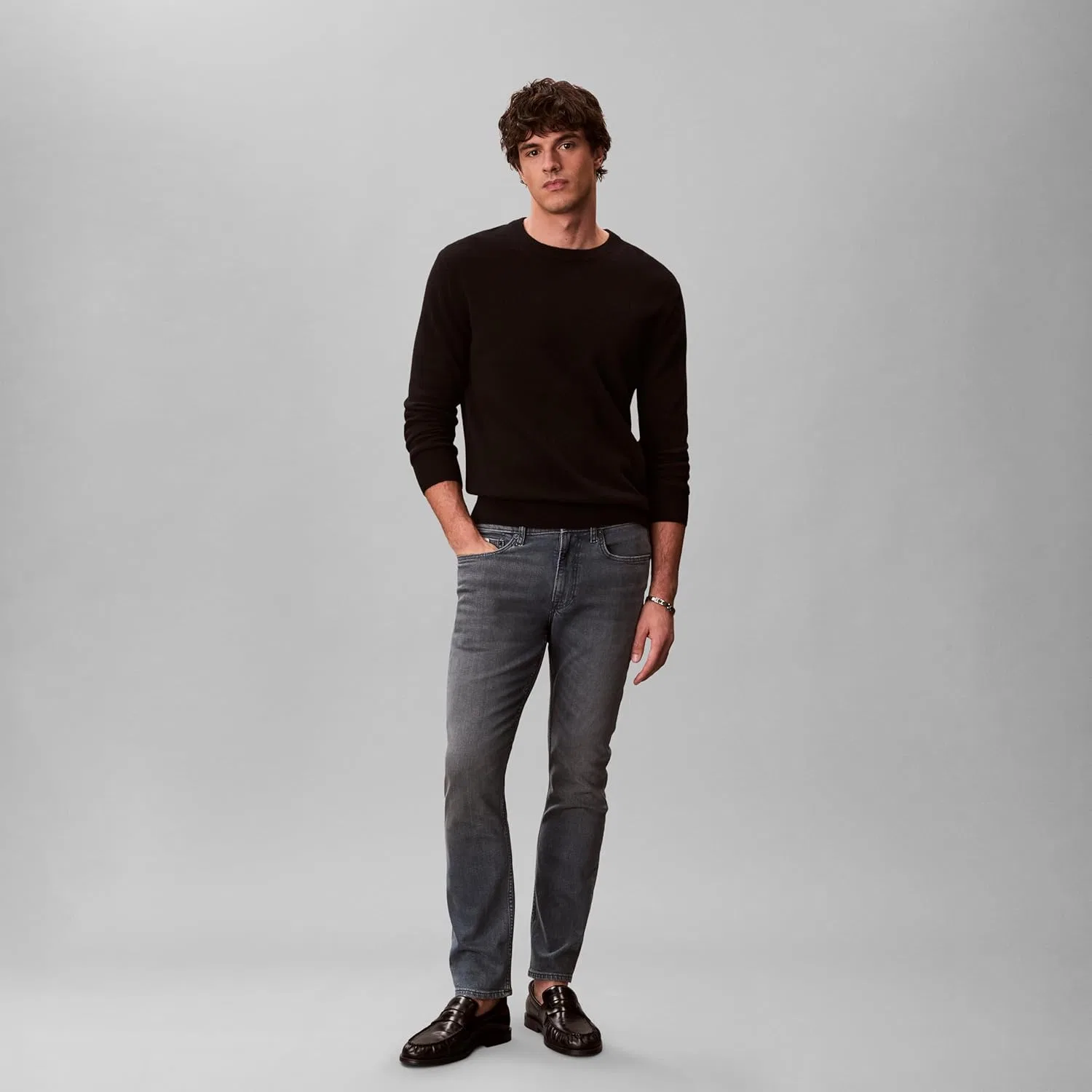Джинсы Slim Fit Calvin Klein, Blue Ash Stone — фото 2
