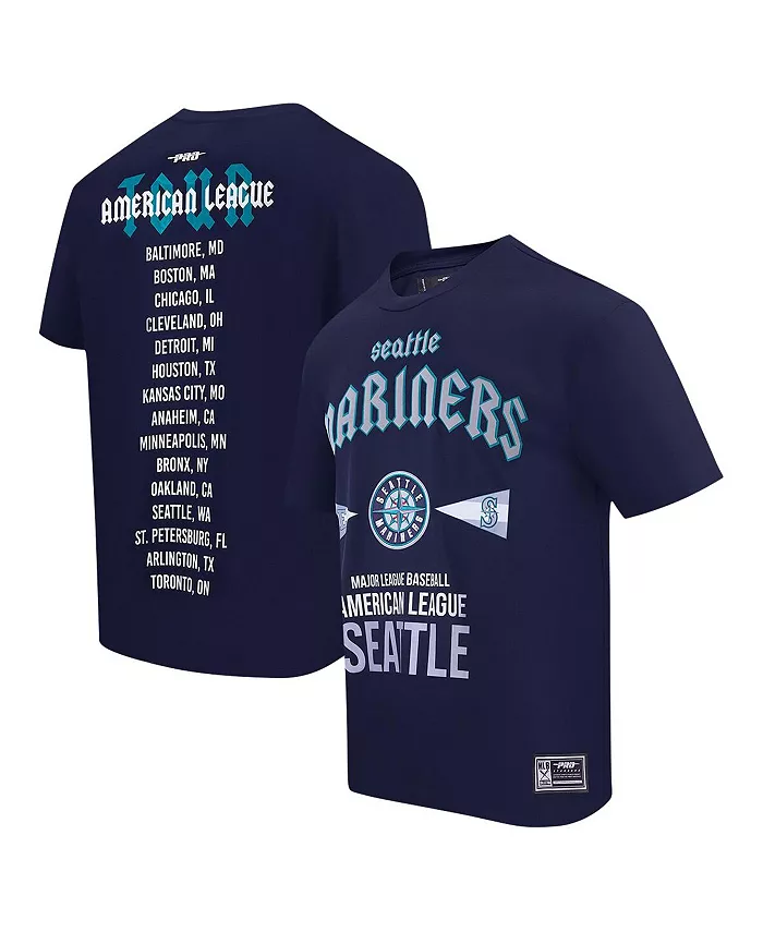 

Мужская оверсайз футболка Seattle Mariners City Tour в синем цвете Pro Standard