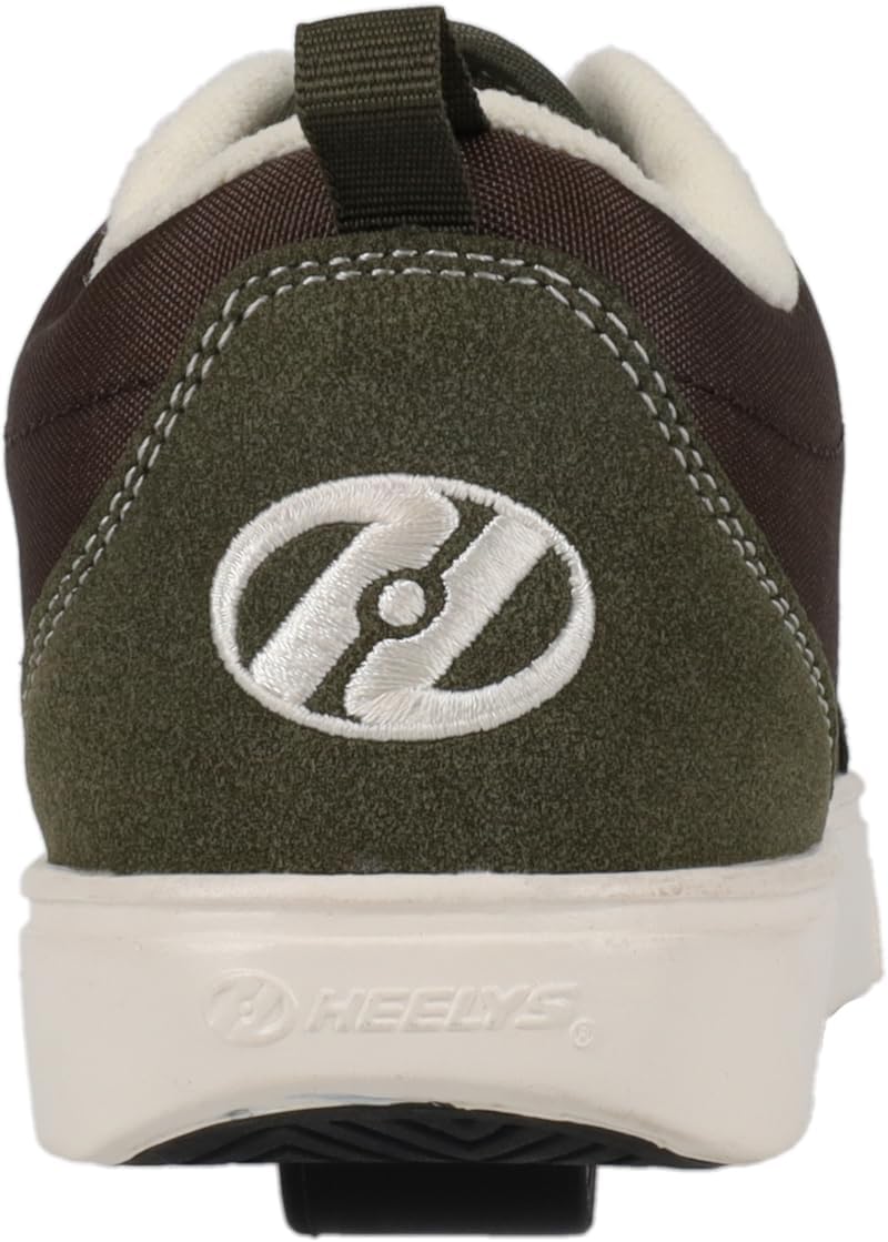 Кроссовки Heelys для детей и подростков Pro 20 с вышивкой, зеленый/коричневый — фото 3