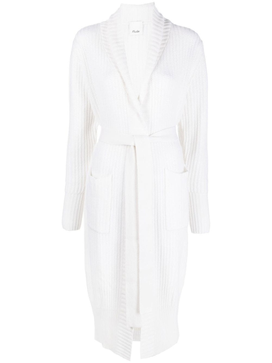 

Allude кашемировый кардиган-пальто, белый