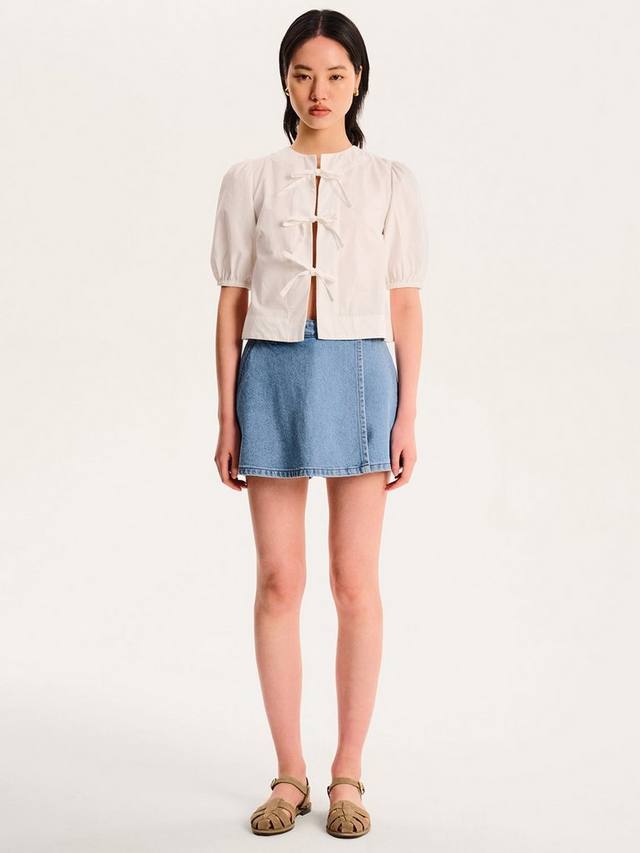 

Парка деним мини-шорты-юбка OMNES, Blue