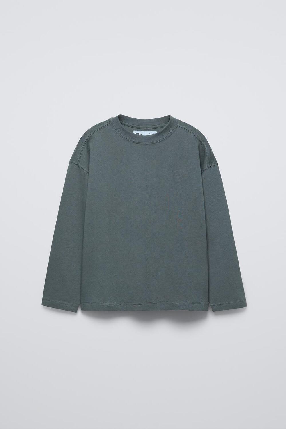 

Базовая футболка ZARA, утиный синий