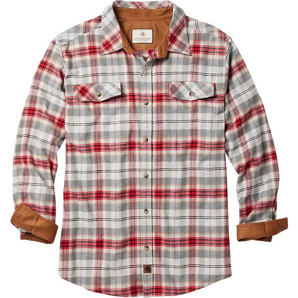 

Мужская легендарная фланелевая рубашка casual с эффектом stretch Legendary Whitetails, Gray Barnside Plaid