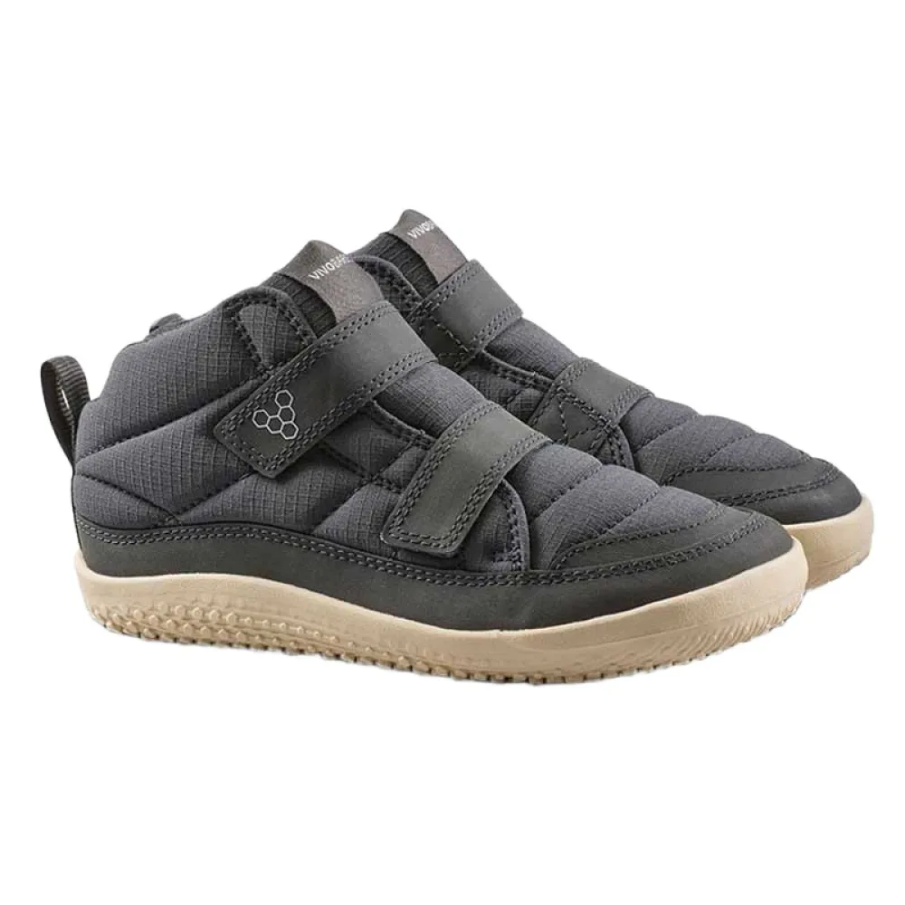 Детские кроссовки Vivobarefoot Gobi Hiber Barefoot Kids, серый — фото 2