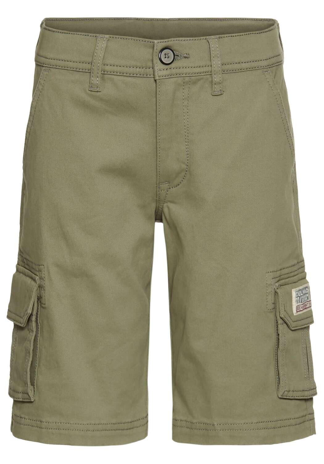 

DELMAO Обычные шорты цвета хаки