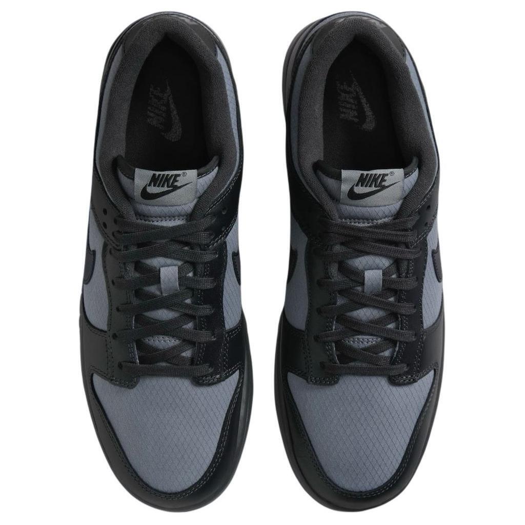 Кроссовки для скейтбординга Dunk мужские с низким верхом серо-черный Nike — фото 4