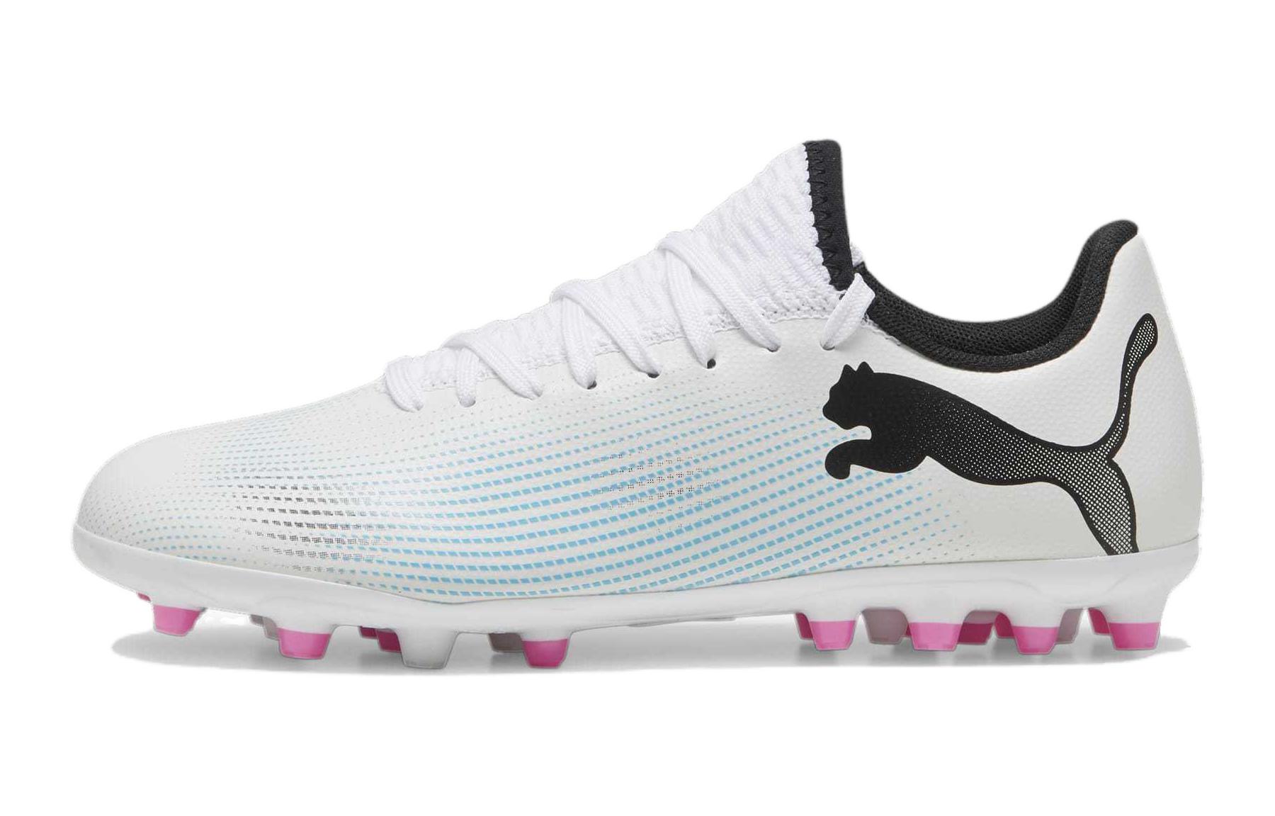 

PUMA 7 PLAY MG Low top Soccer Shoes White Blue Kids'