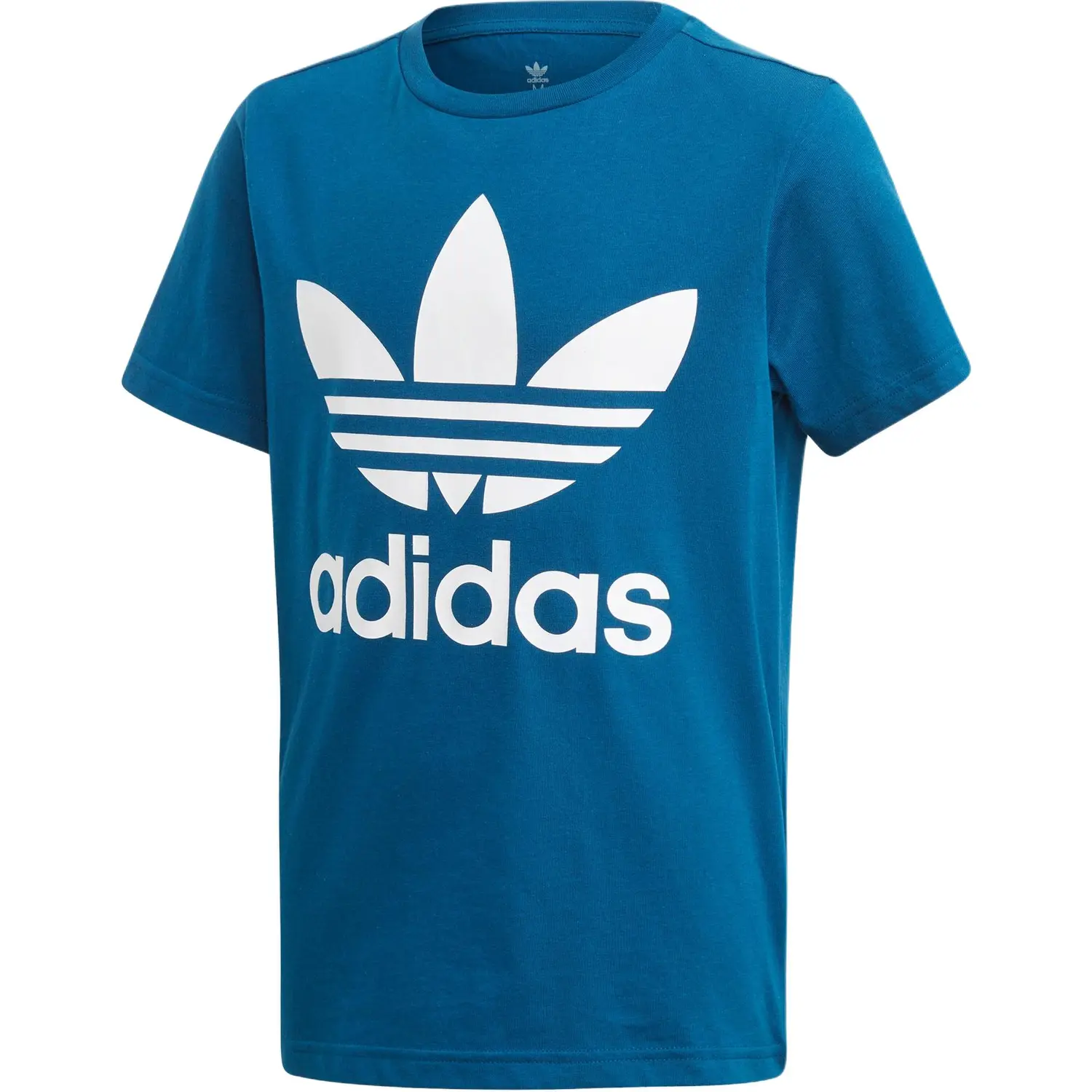 Adidas Originals Футболка TREFOIL синего цвета для подростков — фото 3