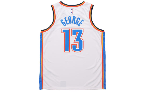 Спортивная футболка paul george association edition swingman oklahoma city thunder white Nike, белый — фото 2