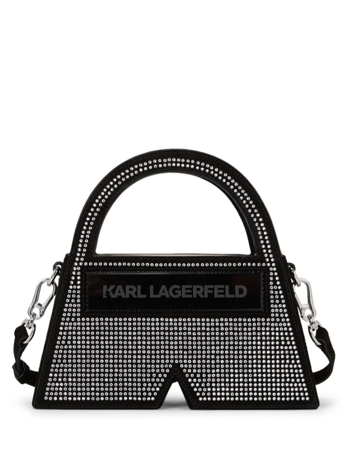 

Karl Lagerfeld маленькая сумка Ikon K Crystal, черный