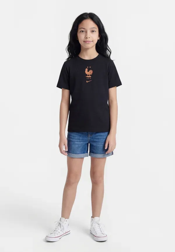 Футболка France Crest Tee National Team Wear Nike Performance, черный