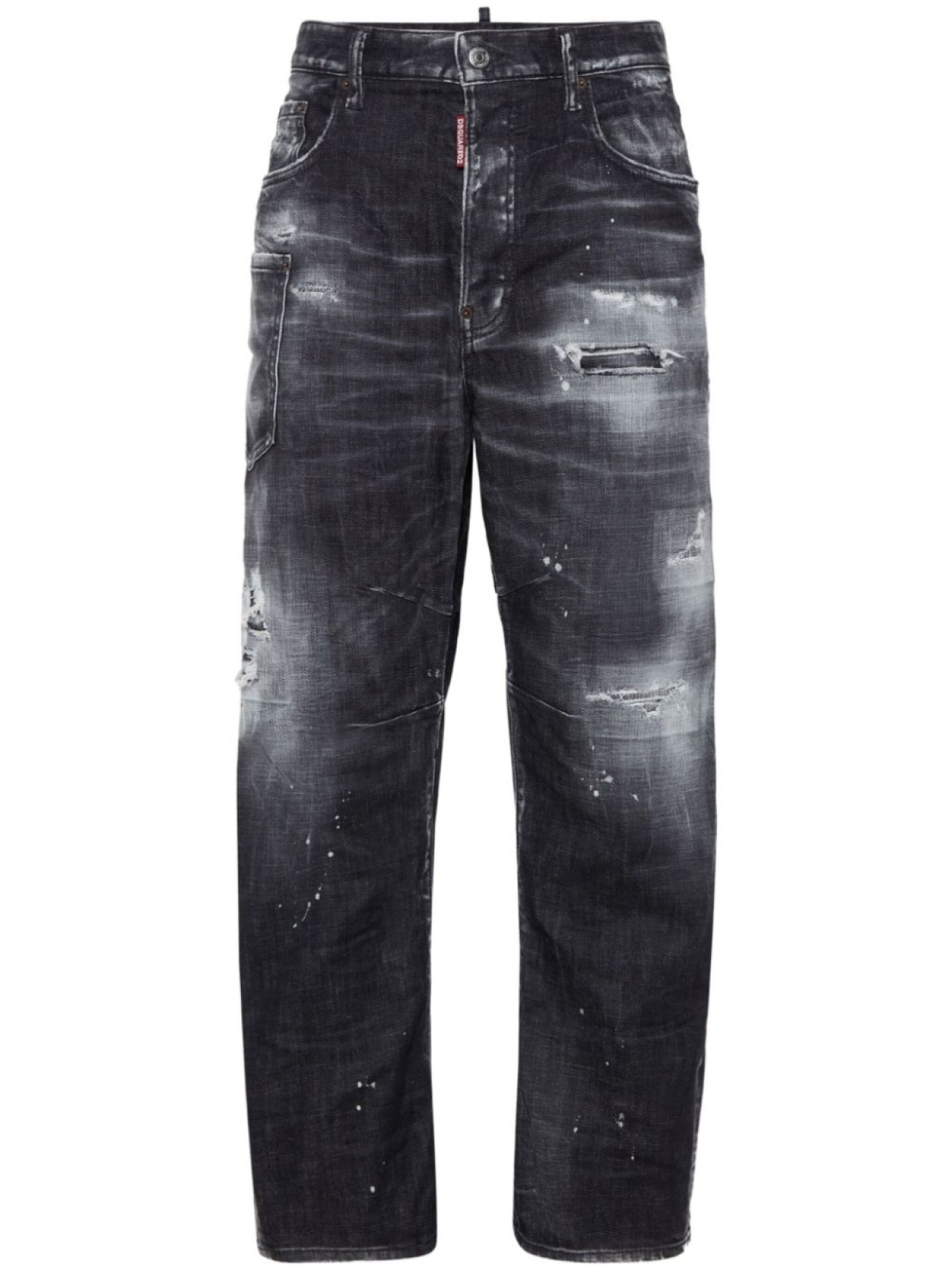 

DSQUARED2 джинсы с эффектом потертости, черный
