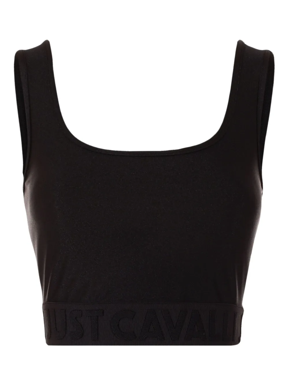 

Топ с U-образным вырезом Just Cavalli, черный