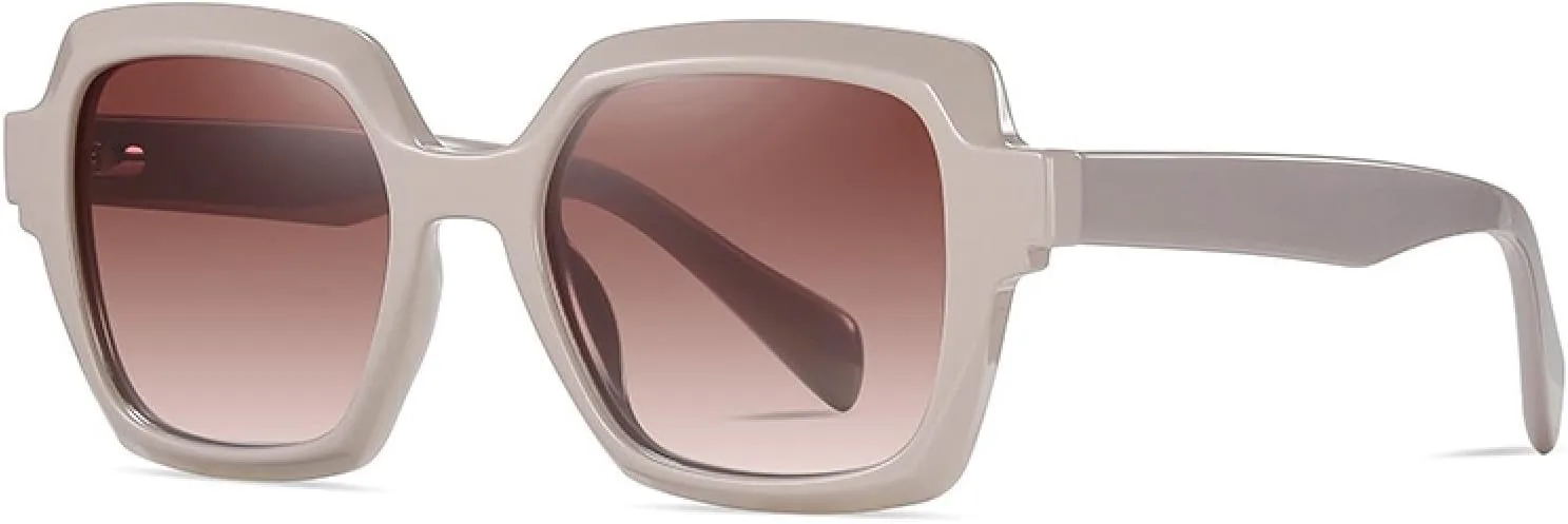 

Женские поляризованные солнцезащитные очки, мужские солнцезащитные очки UV400 в оправе из ацетатного волокна, для вождения и кемпинга VFDHN, Pink Gradient Tea