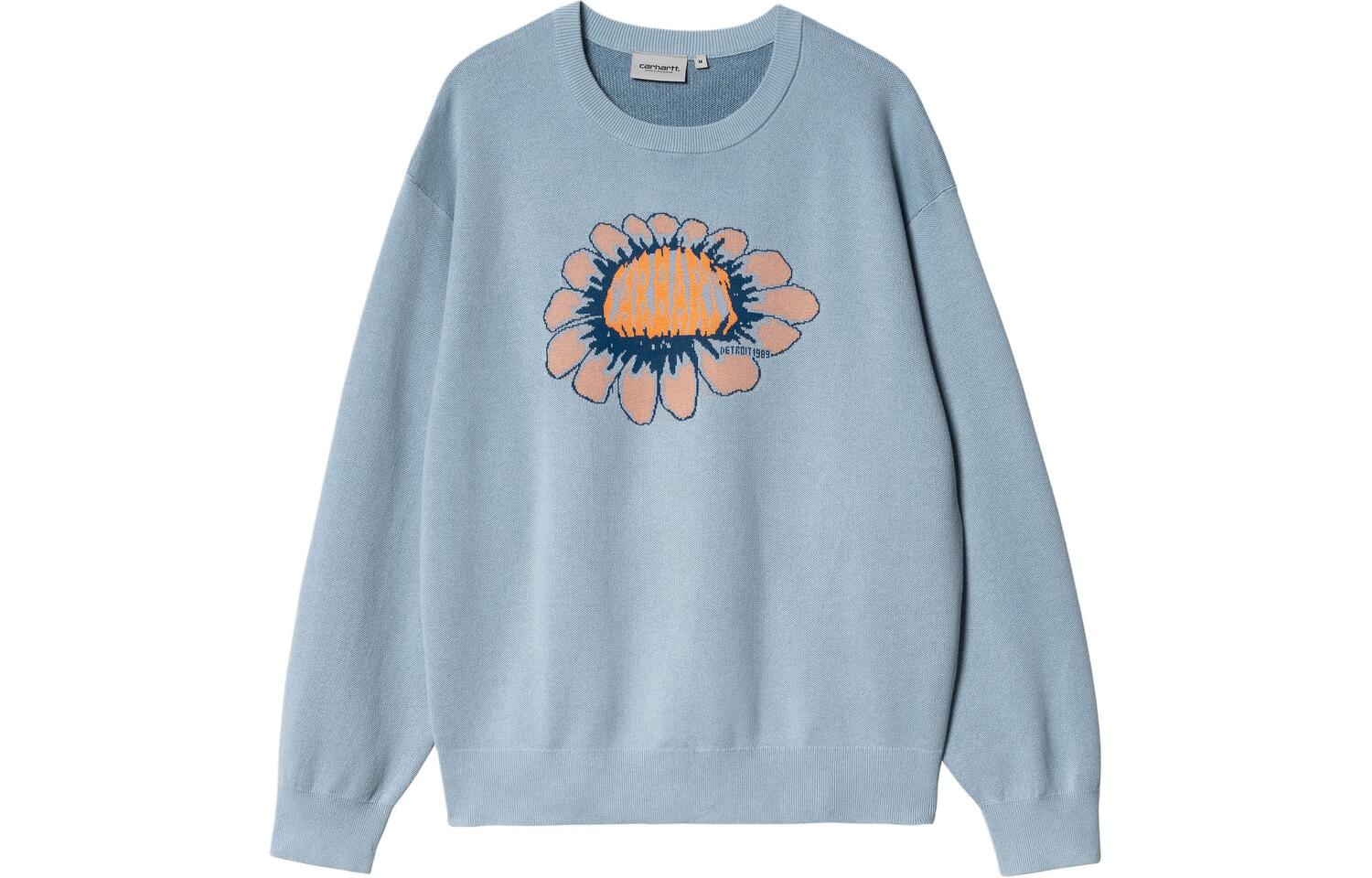 

Carhartt WIP Свитер SS24 Pixel Flower вязаный унисекс Matte Blue