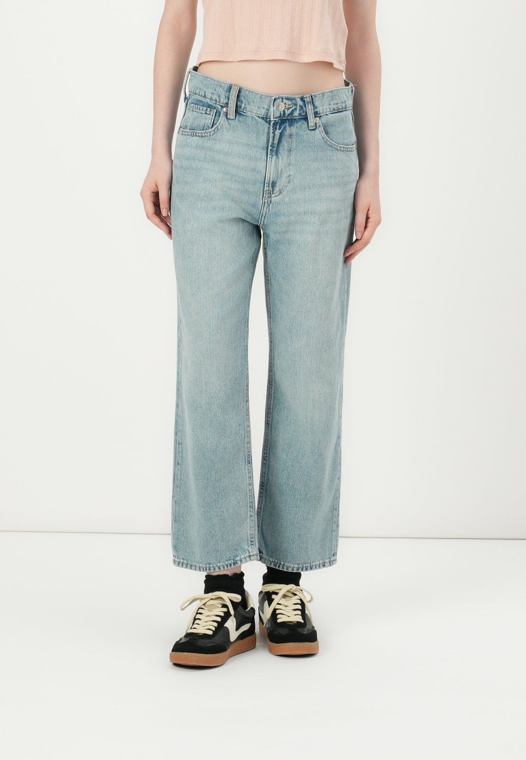 

Джинсы свободного кроя RELAXED STRAIGHT CROP PEYTON GAP, цвет Blue Denim