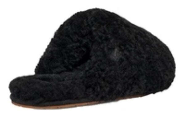 Модные сандалии макси-кружевные слайды Ugg, черный — фото 4