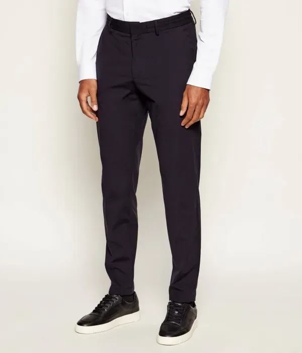 Брюки чинос P-GeniusJ-RDS-WG-233 slim fit Boss, черный — фото 4