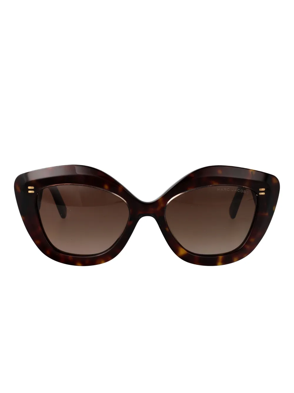 

Солнцезащитные очки «кошачий глаз» в черепаховой оправе Marc Jacobs Eyewear, коричневый