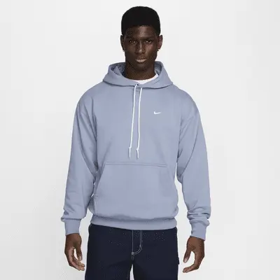 

Худи Nike Solo Swoosh, цвет Ashen Slate/White