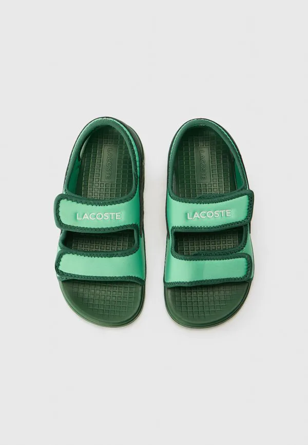Летние тапочки для бассейна surukids унисекс Lacoste, Green/White — фото 4