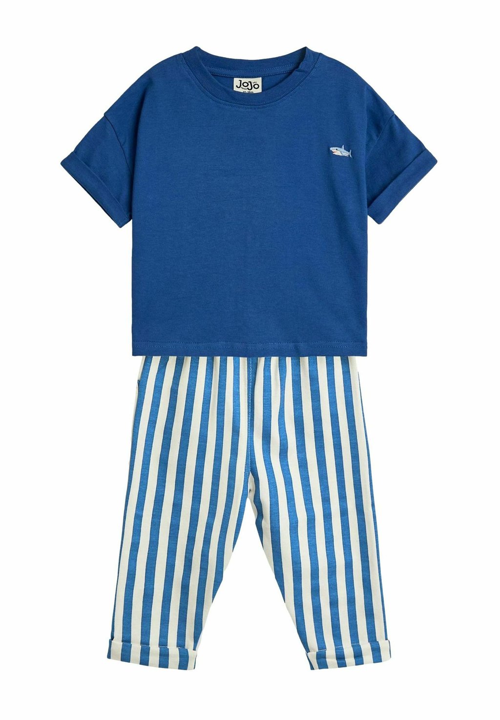 

Базовая футболка REGULAR FIT-STRIPE JOGGERS SET JoJo Maman Bébé, синий