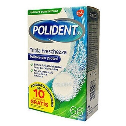 

Polident Тройная свежесть 66 таблеток Haleon Italy Srl