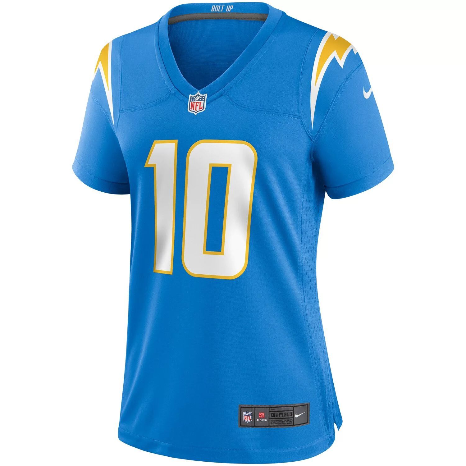 Женское джерси Nike Justin Herbert Powder Blue Los Angeles Chargers первого раунда драфта НФЛ 2020 года Nike — фото 2