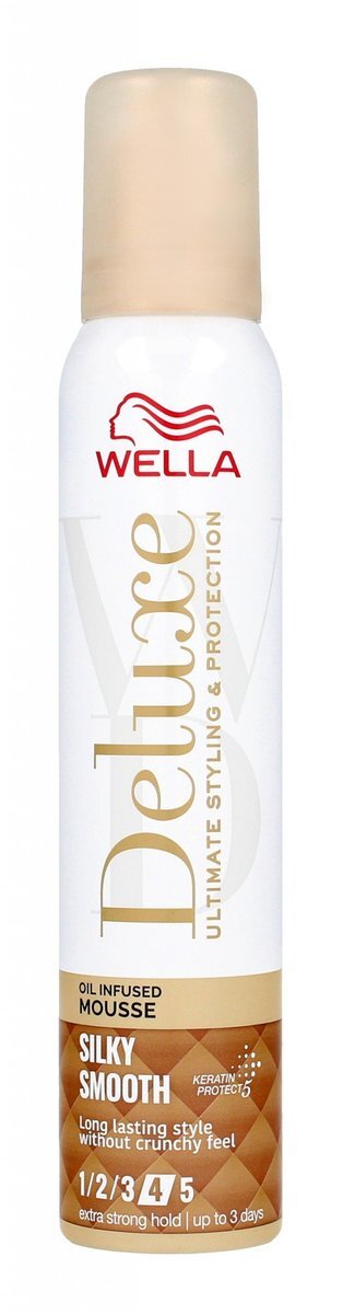 Wella, Deluxe Oil Silky Smooth, мусс для волос, 200 мл — фото 2