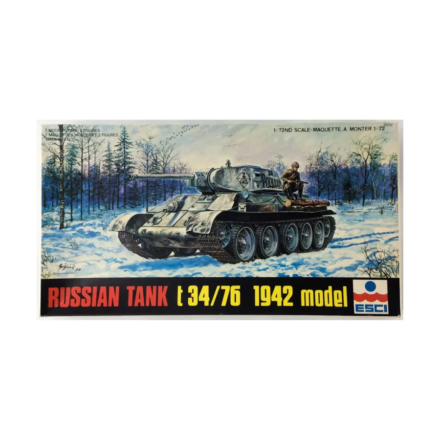 

Русский Танк Т 34/76 1942 г. Модель, Armor (1:72) (ESCI)